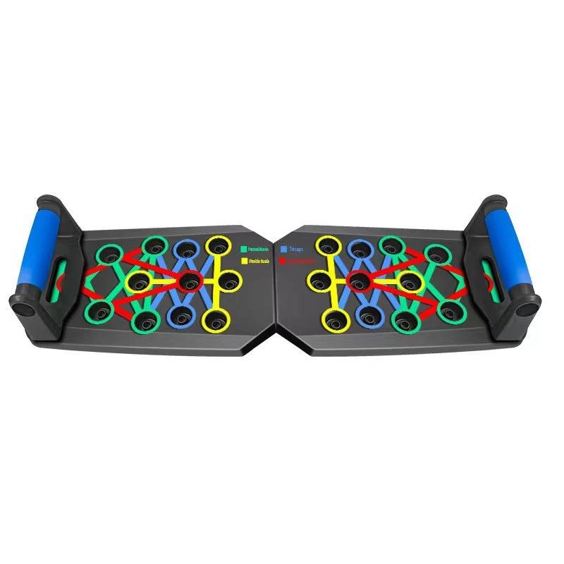 Multifunksjonelt Push-Up Brett – Sammenleggbart & Effektiv Trening for Bryst og Mage