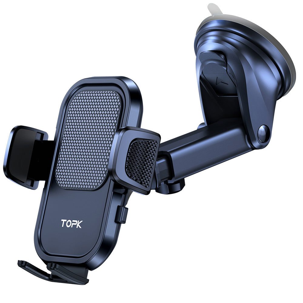 TOPK D40 Bilholder – Sugekoppfeste for Dashbord og Vinduer