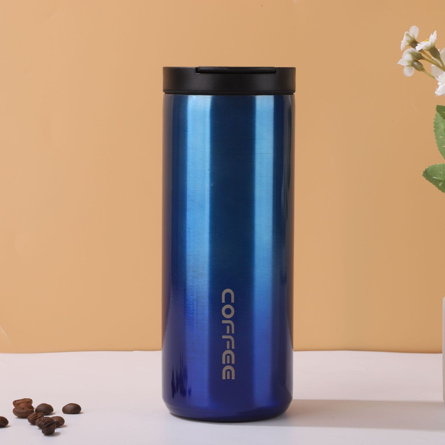 Rustfritt Stål Termokopp – Enkel og Stilig Kaffekopp for Kontor og Reise